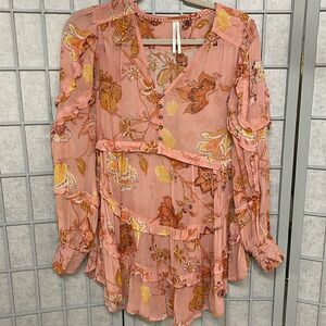 Anthropologie, Sheer Tunic, Size XS, Excellent Condition